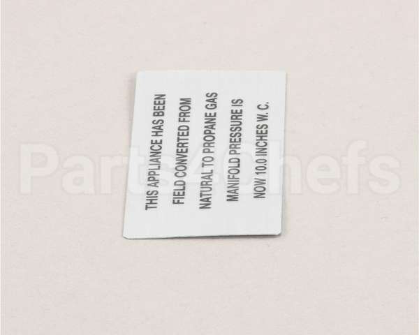 00-421727-00009 Vulcan Hart Plate,Natural To Propane Gas