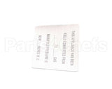 00-421727-00015 Vulcan Hart Label,Conversion (Gas) Blank
