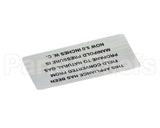 00-421727-00016 Hobart Plate,Propane To Nat Gas (5.0)