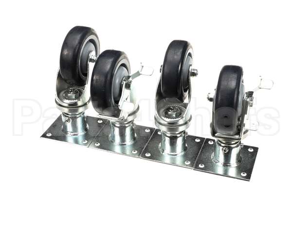 00-421893-000G1 Vulcan Hart Plate Mount Caster Kit, 4 Casters