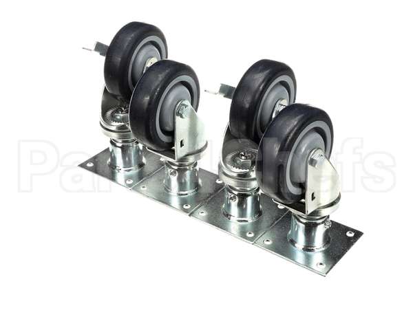 00-421893-000G1 Vulcan Hart Plate Mount Caster Kit, 4 Casters