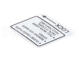 00-437239 Hobart Label,Instruction