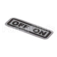 00-438131-00125 Compatible Midwest Appliance Parts Label, On/Off