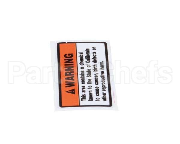 00-438131-061-2 Hobart Label,California Warning