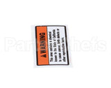 00-438131-061-2 Hobart Label,California Warning