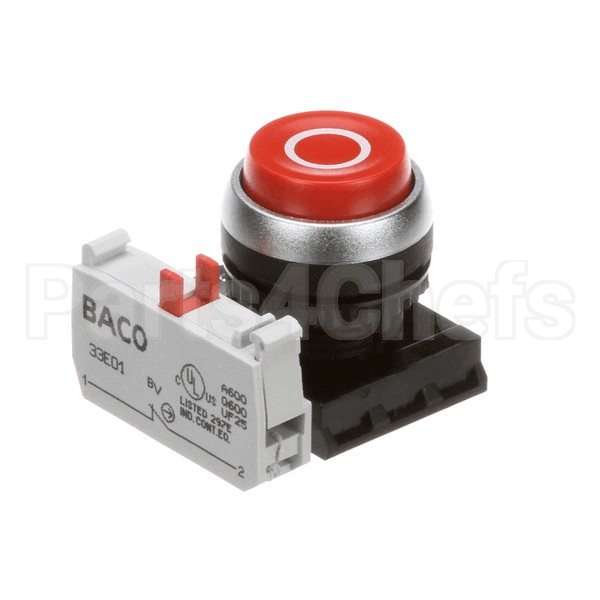 00-477266 Compatible Hobart Button, Stop, Assembly