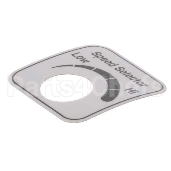 00-478265 Compatible Hobart Label, Speed Select (Domestic)