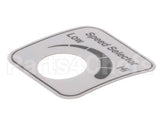 00-478265 Hobart Label,Speed Select (Domestic)