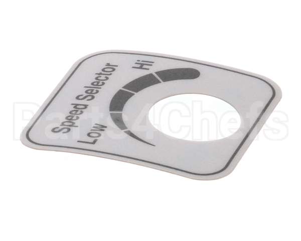 00-478265 Hobart Label,Speed Select (Domestic)