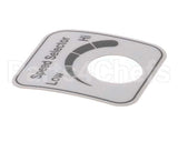 00-478265 Hobart Label,Speed Select (Domestic)