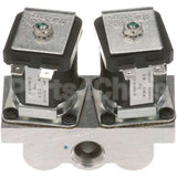 00-713656 Compatible Hobart Dual Solenoid Valve 3/8" 120V