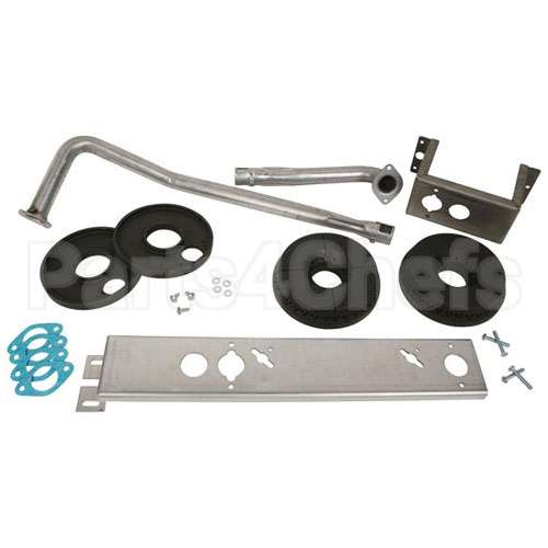 00-767052-0000A Compatible Hobart Double Burner Assy 4 Step Up