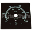 00-770516 Compatible Vulcan Dial Plate 3 D, 0-500