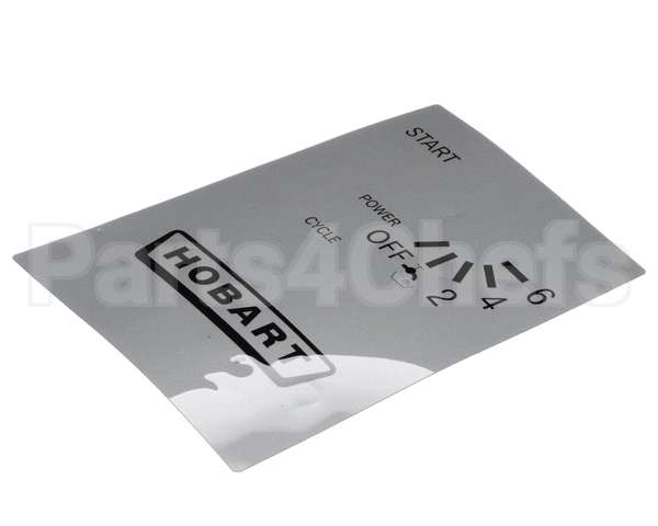 00-811835 Hobart Label,Control Panel Logo