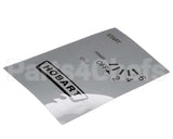 00-811835 Hobart Label,Control Panel Logo