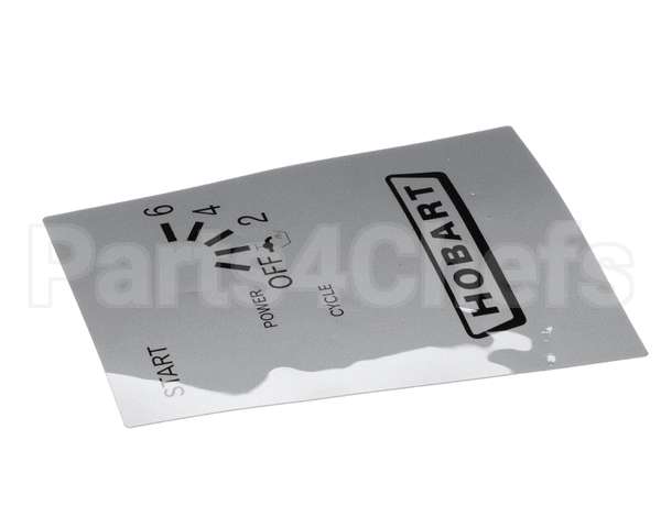 00-811835 Hobart Label,Control Panel Logo