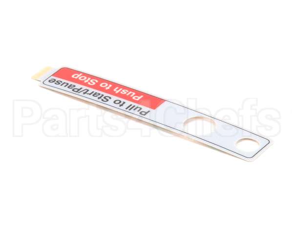 00-873623 Hobart Label,Start/Pause,Stop