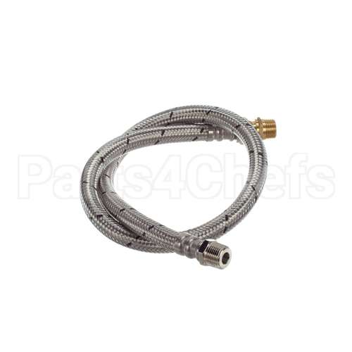 00-893444-00009 Hobart Hose,Water,Braided,Sst 1/2"X36"