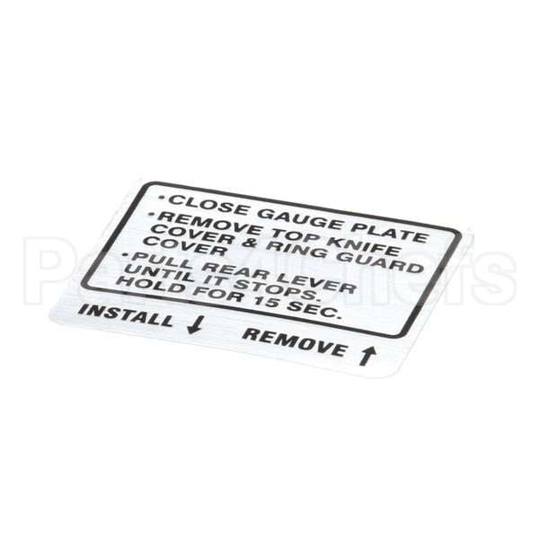 00-914681 Compatible Midwest Appliance Parts Label, Instruction
