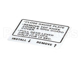 00-914681 Hobart Label, Instruction