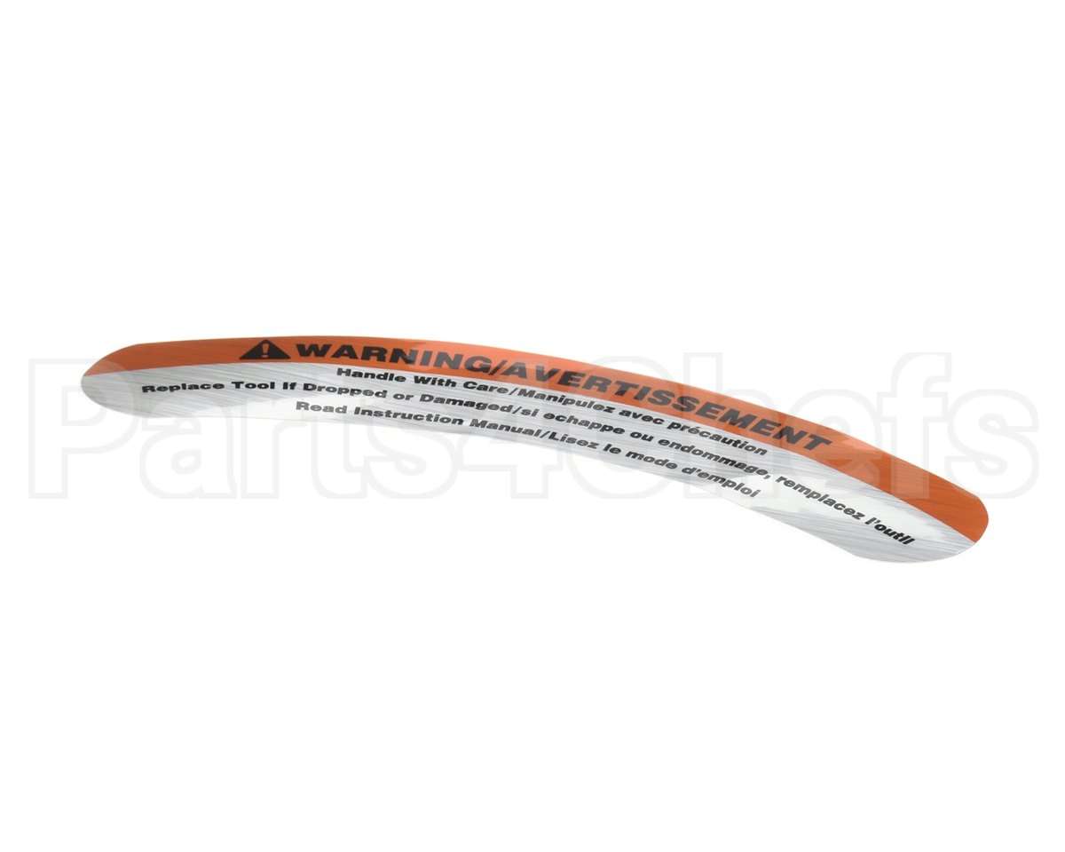 00-916957-00020 Hobart Label, Warning, Bilingual