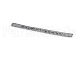 00-916957-00050 Hobart Label, Slicer Lifting Message