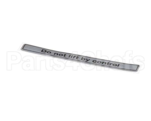 00-916957-00050 Hobart Label, Slicer Lifting Message