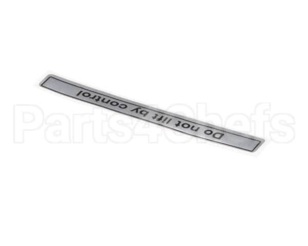 00-916957-00050 Hobart Label, Slicer Lifting Message