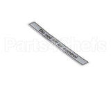 00-916957-00050 Hobart Label, Slicer Lifting Message