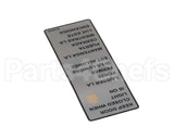 00-950404 Hobart Label, Condensing Cycle