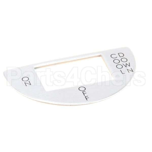 00-957609-00001 Compatible Vulcan Label, On-Off Cool Down