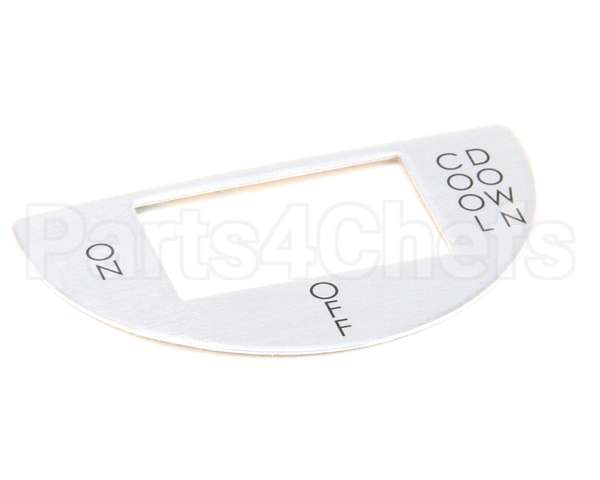 00-957609-00001 Vulcan Hart Label, On-Off Cool Down