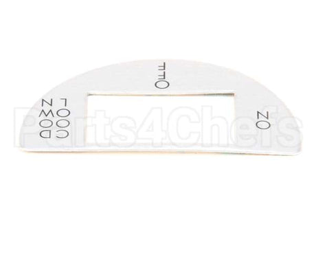 00-957609-00001 Vulcan Hart Label, On-Off Cool Down
