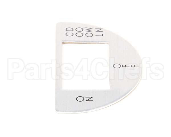 00-957609-00001 Vulcan Hart Label, On-Off Cool Down