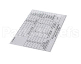 00-974949 Hobart Label, Overload Settings