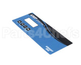 00-975322-00020 Hobart Overlay, Cover, Push Button, 3 Pump