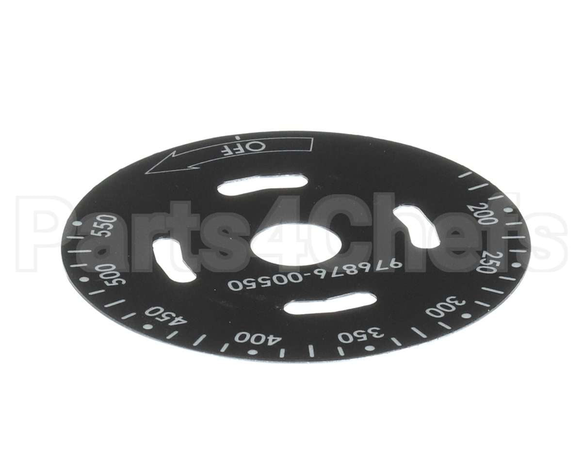 00-976876-00550 Vulcan Hart Temp Dial 550F