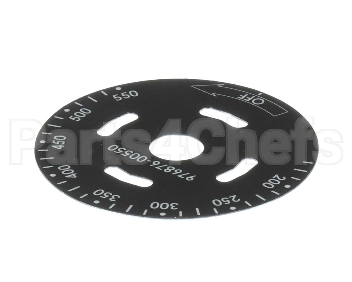 00-976876-00550 Vulcan Hart Temp Dial 550F