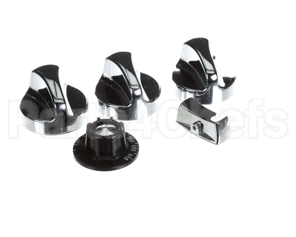 00-978900-10008 Hobart Knob Kit, V6B36S, Standard Oven, 650F
