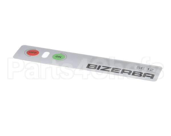 000000060376400300 Bizerba Decal, On/Off