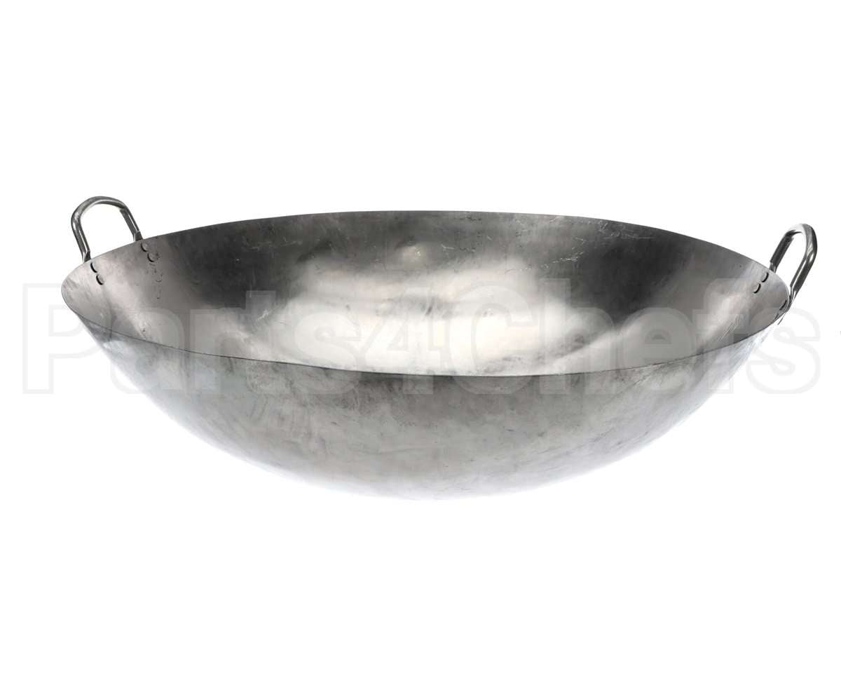 00001245 Imperial 24 Inch Wok Round Bottom With Two Metal