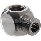 000741-40 Compatible TS Brass Adaptor, Cube, Glas Filler Head