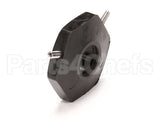001126-20 T&S Brass B-0580 Black Handle, Heat Resistant
