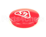 001193-19NS T&S Brass Snap-In Index Button, Red (T&S Logo)