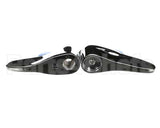 001636-45NS-M2 T&S Brass New-Style Lever Handles, Blue Indexes (T