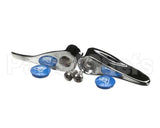 001636-45NS-M2 T&S Brass New-Style Lever Handles, Blue Indexes (T