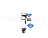 001636-45NS-M2 T&S Brass New-Style Lever Handles, Blue Indexes (T