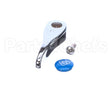 001636-45NS T&S Brass Lever Handle, Blue Index (T&S Logo), Scr