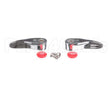 001637-45NS-M2 T&S Brass New-Style Lever Handles, Red Indexes (T&