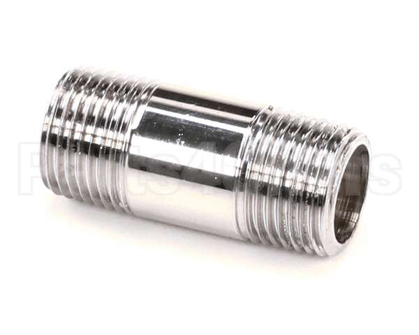 002341-40 T&S Brass Nipple 38 Npt X 112 Long (Chrome Pla